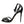 Dolce & Gabbana Black Strass Ankle Strap Heels Sandals Shoes
