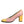 Dolce & Gabbana Pink Yellow Leather Block Heels Pumps Shoes