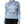 Dolce & Gabbana Blue Silk Knit Pullover Ascot Collar Top