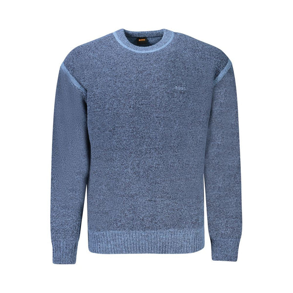 Hugo Boss Blue Wool Sweater