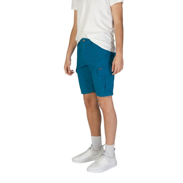 Napapijri Turquoise Cotton Short