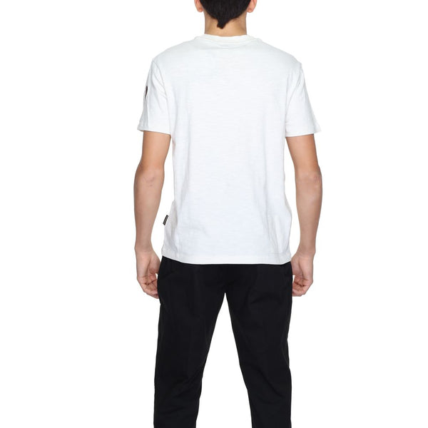 Napapijri White Cotton T-Shirt