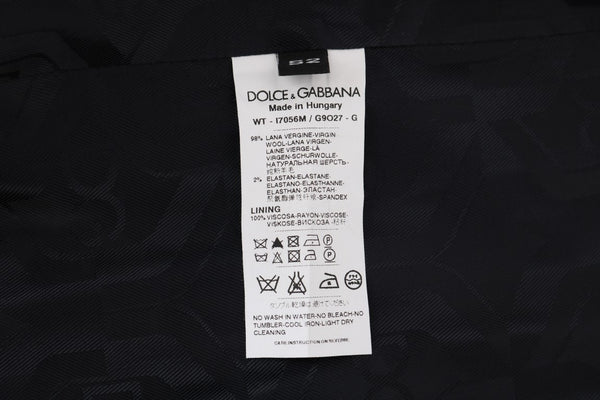 Dolce &amp; Gabbana Grey Wool Stretch -liivi