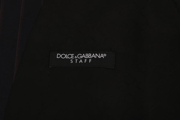 Dolce &amp; Gabbana Blue Wool Stretch -liivi