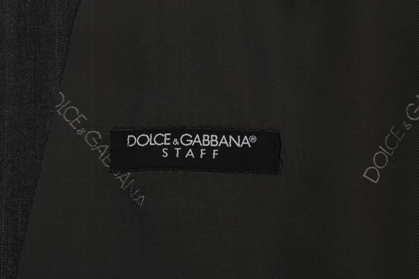 Dolce &amp; Gabbana Grey STAFF villainen joustava liivi