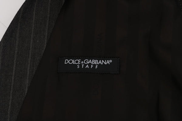 Dolce &amp; Gabbana Grey STAFF villainen joustava liivi