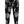 Dolce & Gabbana Black Tree Cotton Stretch -housut