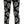 Dolce & Gabbana White Black Leaf Cotton Stretch Slim -housut