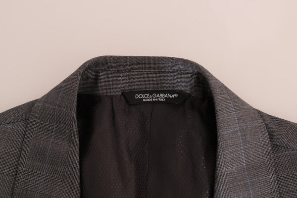 Dolce &amp; Gabbana Grey Wool MARTINI Slim Blazer