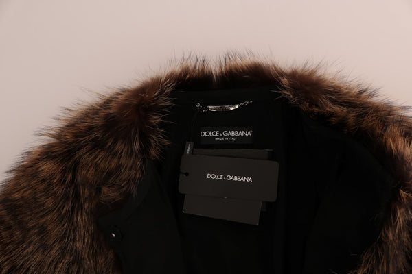 Dolce &amp; Gabbana Ruskea Raccoon turkkitakki