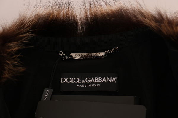 Dolce &amp; Gabbana Ruskea Raccoon turkkitakki