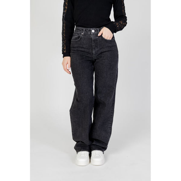 Only Black Cotton Jeans & Pant