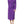 Max Mara Studio Purple Long Sleeves V-neck Sheath Midi Dress