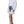 MSGM White Cotton Belted Long Sleeves Crew Neck Mini Dress