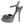 Dolce & Gabbana Silver Leather Platform Heels Sandals Shoes