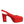 Dolce & Gabbana Red Platform Slingback Heels Sandals Shoes
