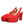 Dolce & Gabbana Red Platform Slingback Heels Sandals Shoes