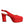 Dolce & Gabbana Red Platform Slingback Heels Sandals Shoes
