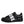 Dolce & Gabbana Black D&G AMORE Low Top Sneakers Shoes