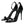 Dolce & Gabbana Black KEIRA Heels Ankle Strap Sandals Shoes