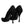 Dolce & Gabbana Black Lace Crystals Mary Jane Pumps Shoes