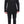 Dolce & Gabbana Elegant Black Striped Wool-Silk Blend Suit