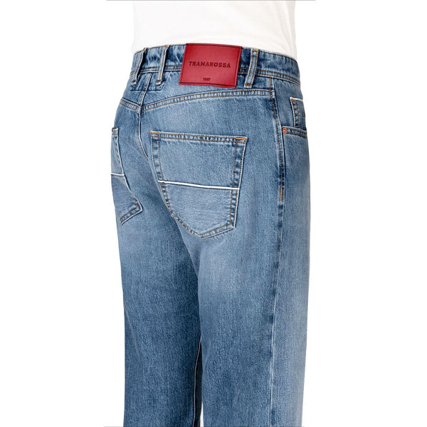 Tramarossa Blue Cotton Jeans & Pant