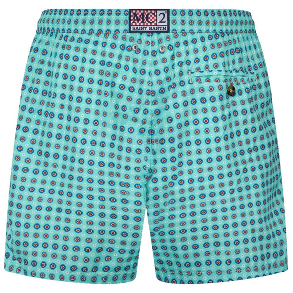 MC2 Saint Barth Light Blue Polyester Men Swimwear