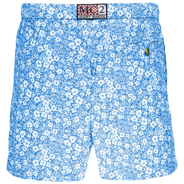 MC2 Saint Barth Light Blue Polyester Swimwear