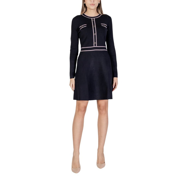 Morgan De Toi Black Viscose Dress