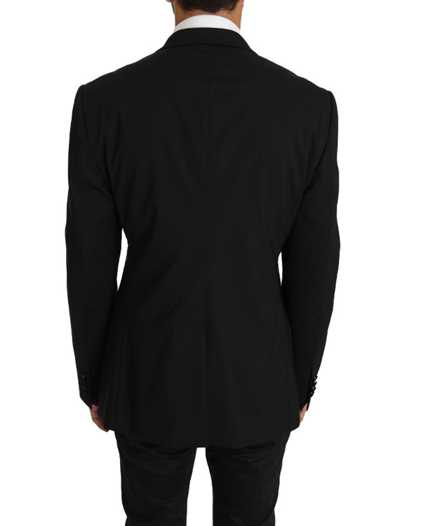 Dolce &amp; Gabbana musta villainen MARTINI Torrero Blazer -takki