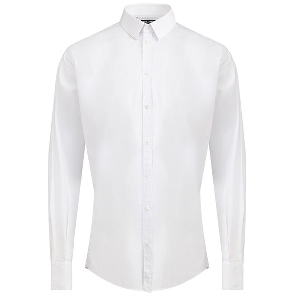 Dolce & Gabbana White Cotton Shirt