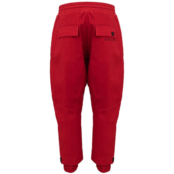 Dolce & Gabbana Red Polyamide Jeans & Pant