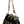 Dolce & Gabbana Black Tassel Gold Baroque Crystal Evening Clutch