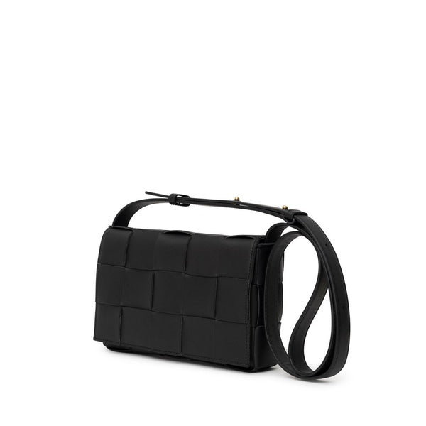 Bottega Veneta Black Leather Handbag