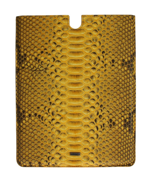 Dolce &amp; Gabbana Yellow Snakeskin P2 Tablet eBook Cover