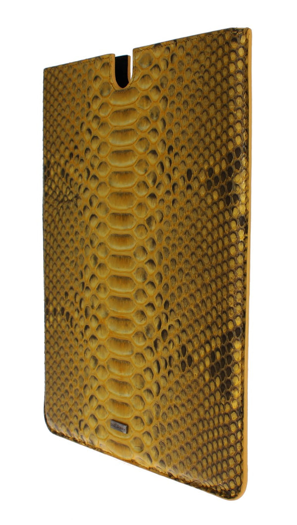 Dolce &amp; Gabbana Yellow Snakeskin P2 Tablet eBook Cover