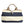 Dolce & Gabbana White Navy Striped Canvas Top Handle Tote Bag