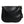 Dolce & Gabbana Black Leather Flap Saddle Shoulder Bag