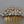 Dolce & Gabbana Gold Brass Clear Crystal Hair Stick Accessory Comb