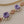 Dolce & Gabbana Gold Tone Floral Crystals Purple Embellished Necklace