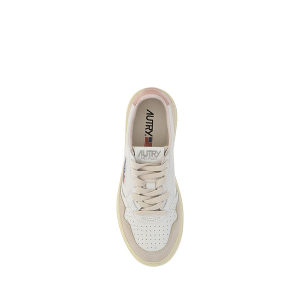 Autry White Leather Low Top Sneakers