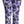 Dolce & Gabbana Purple Floral Print Tapered Cotton Pants