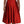 Dolce & Gabbana Red A-line Pleated Midi Satin Silk Dress