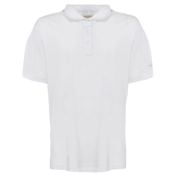 People Of Shibuya White Cotton Polo Shirt