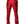 Dolce & Gabbana Red Silk Slim Fit Mid Waist Dress Formal Pants