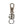 Dolce & Gabbana Silver Brass DG Logo Keychain Metal Ring Keyring