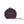 Dolce & Gabbana Purple Calfskin Leather Round Logo Hand Mirror Holder
