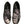 Dolce & Gabbana Black Canvas Tropical Print Slip On Shoes