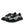 Dolce & Gabbana Black Logo Nylon Low Top NS1 Sneakers Shoes